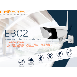 Camera ngoài trời ebitcam EBO2 ( 2MP ) – Có ánh sáng trắng
