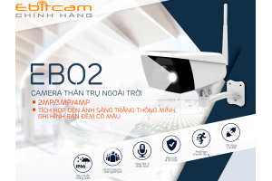 Camera ngoài trời ebitcam EBO2 ( 2MP ) – Có ánh sáng trắng